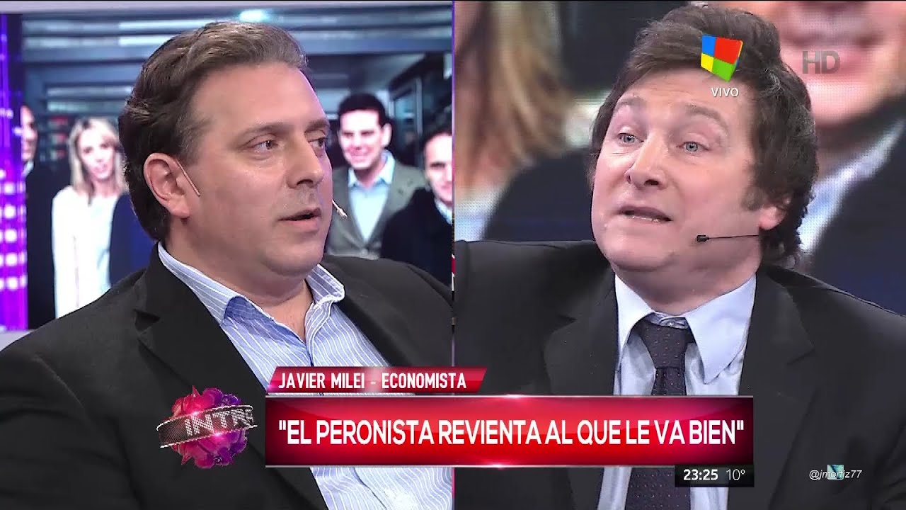 J.Milei vs. A.De fazio, en 