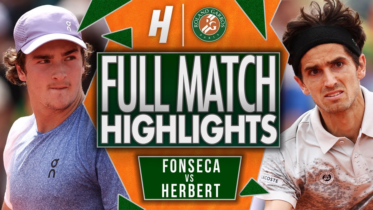 Joao Fonseca vs Pierre-Hugues Herbert - FULL Match Highlights | Roland Garros 2025