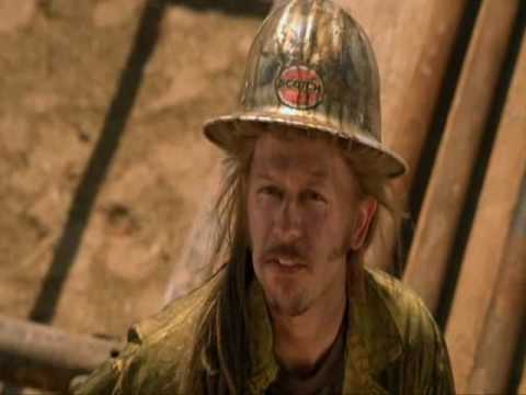 Joe Dirt at the oil rig