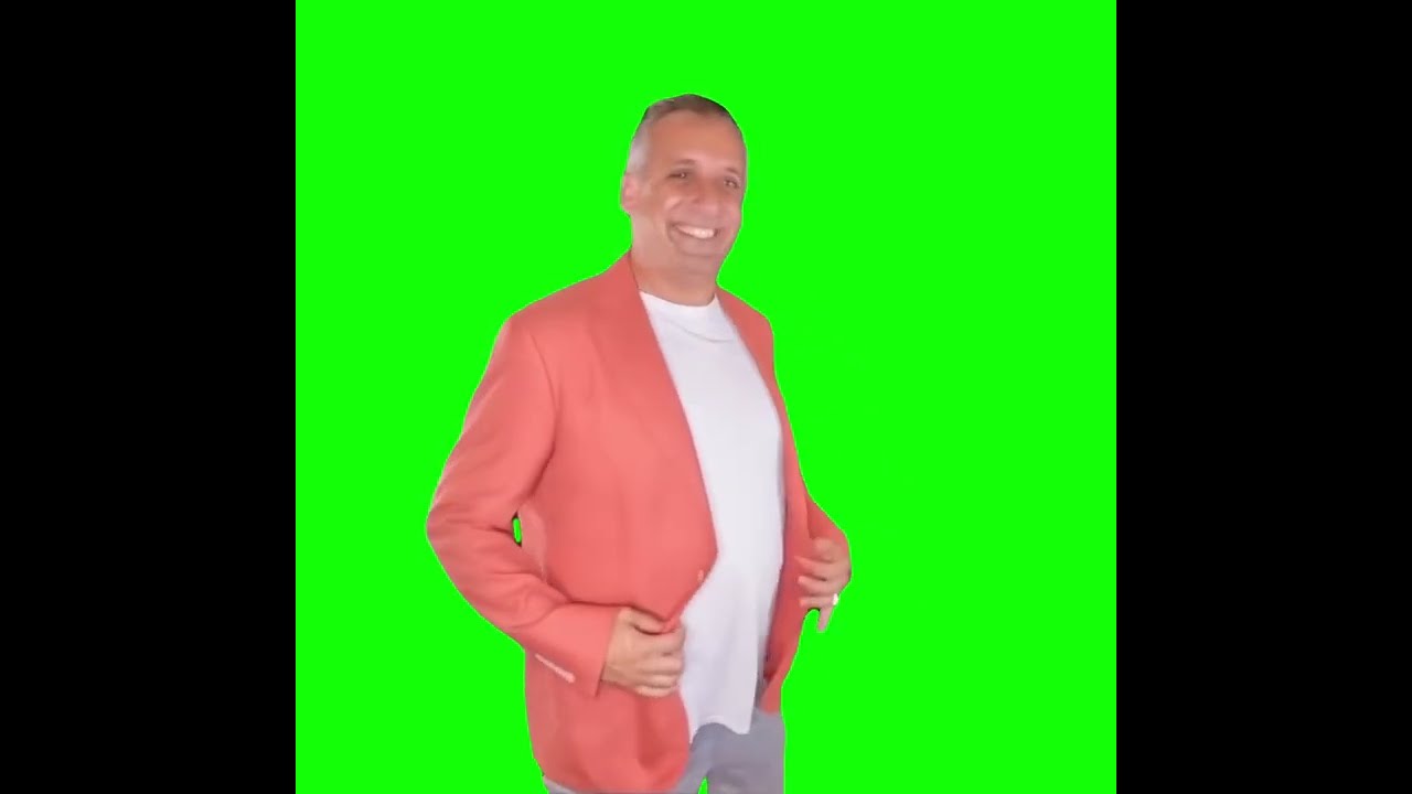 Joe Gatto in the Spinning Camera Booth meme - Green Screen