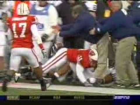 Joe Paterno Gets TACKLED and BREAKS his leg!