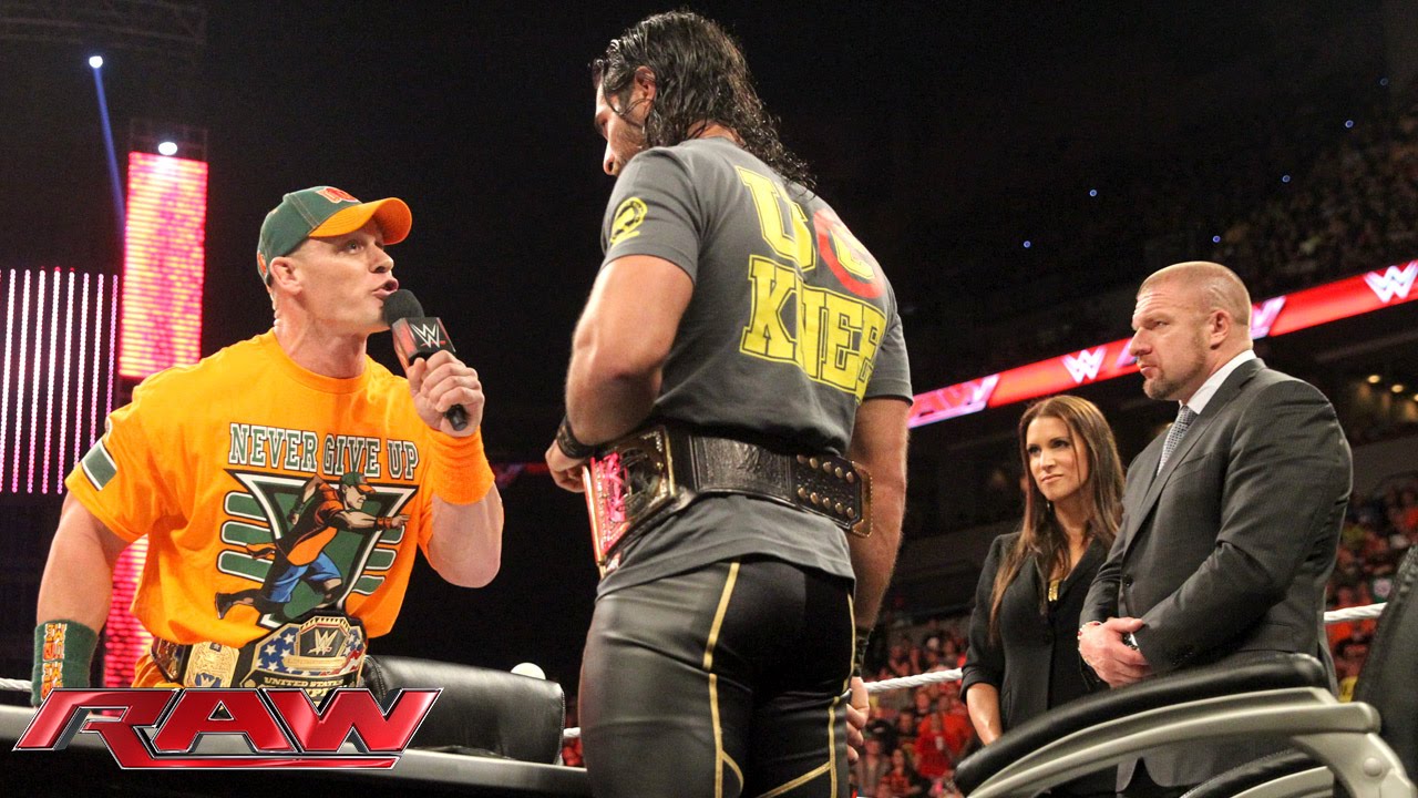 John Cena vs. Seth Rollins Contract Signing: Raw, Aug. 17, 2015