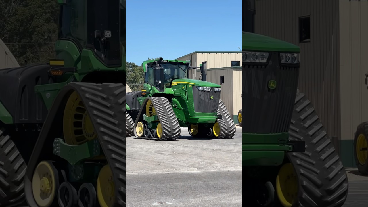 John Deere’s first diesel tractor (Model R) ↗️ modern day diesel tractor #9rx #johndeere #tractors