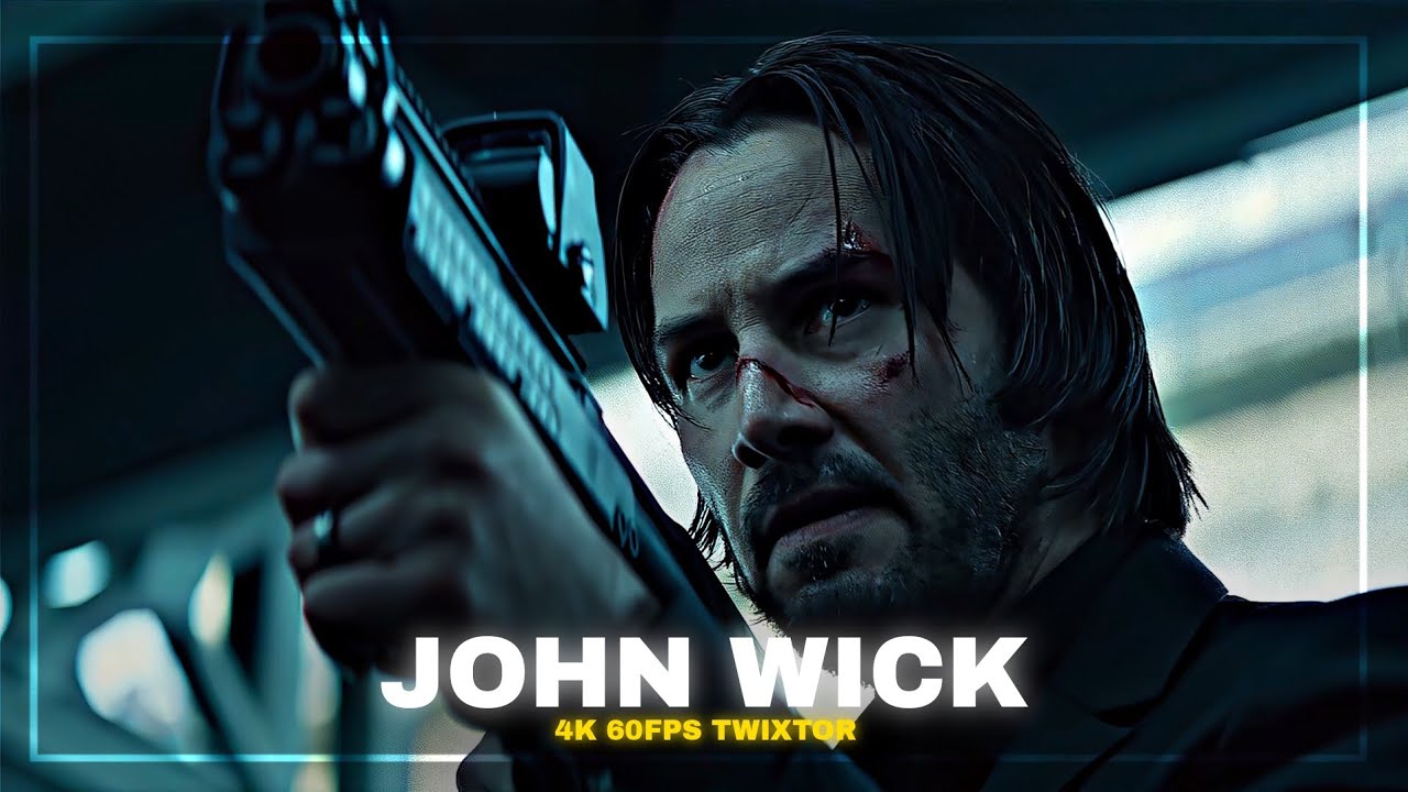 John Wick 4K Scene Pack || 4K 60fps Twixtor || John Wick Chapter 1 || Keanu Reeves