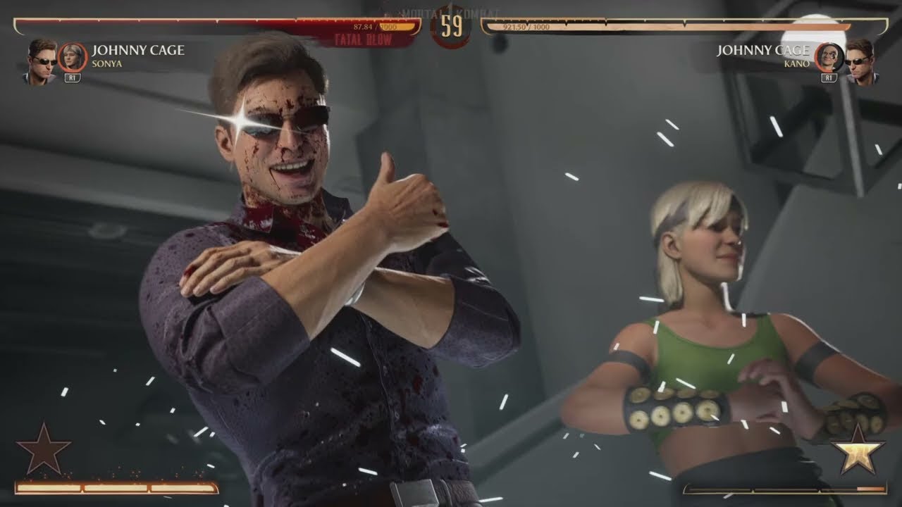 Johnny Cage (Mortal Kombat 1) twixtor scenepack 4K {intros + fatalities}