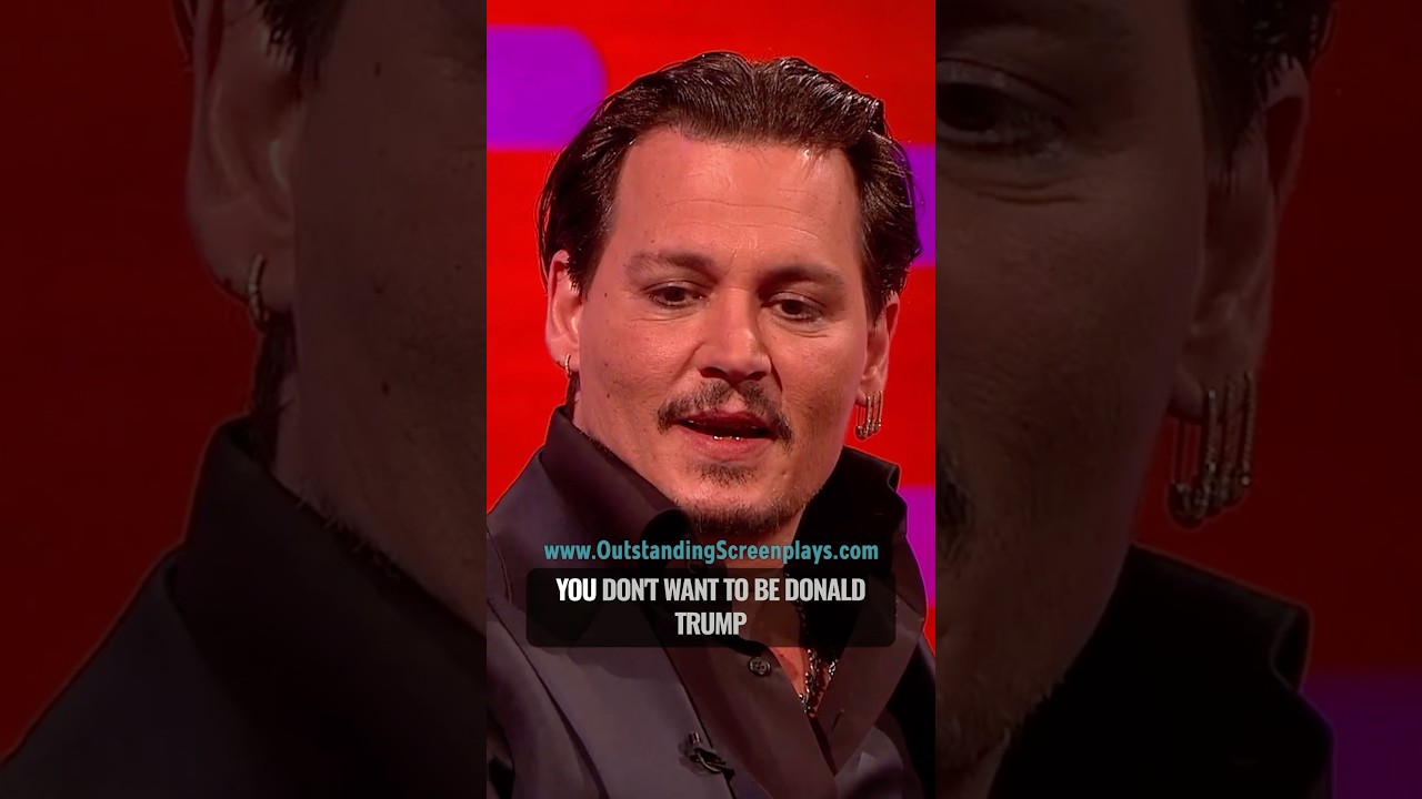 Johnny Depp imitates Donald Trump
