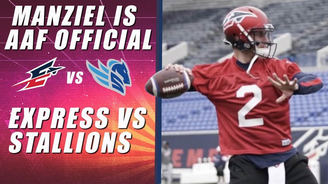Johnny Manziel Signs in AAF with Memphis & Express vs Stallions Recap