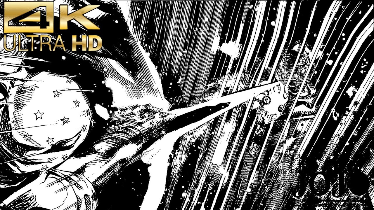 Johnny vs Valentine 4k60fps | JoJo Manga animation [ジョジョの奇妙な冒険] Jojo's bizzare Adventure