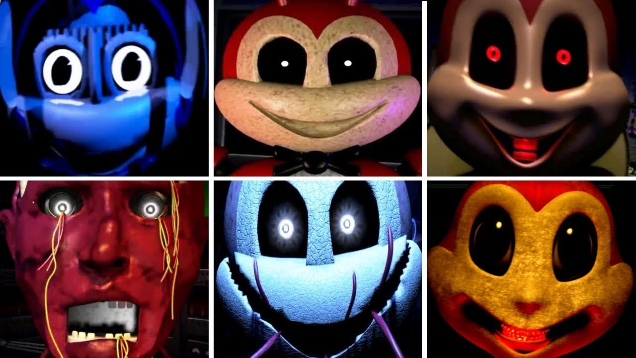 Jolly 1, 2 3 CH1-2, Jollibee's & Jollibee's: Phase 2 ALL JUMPSCARES