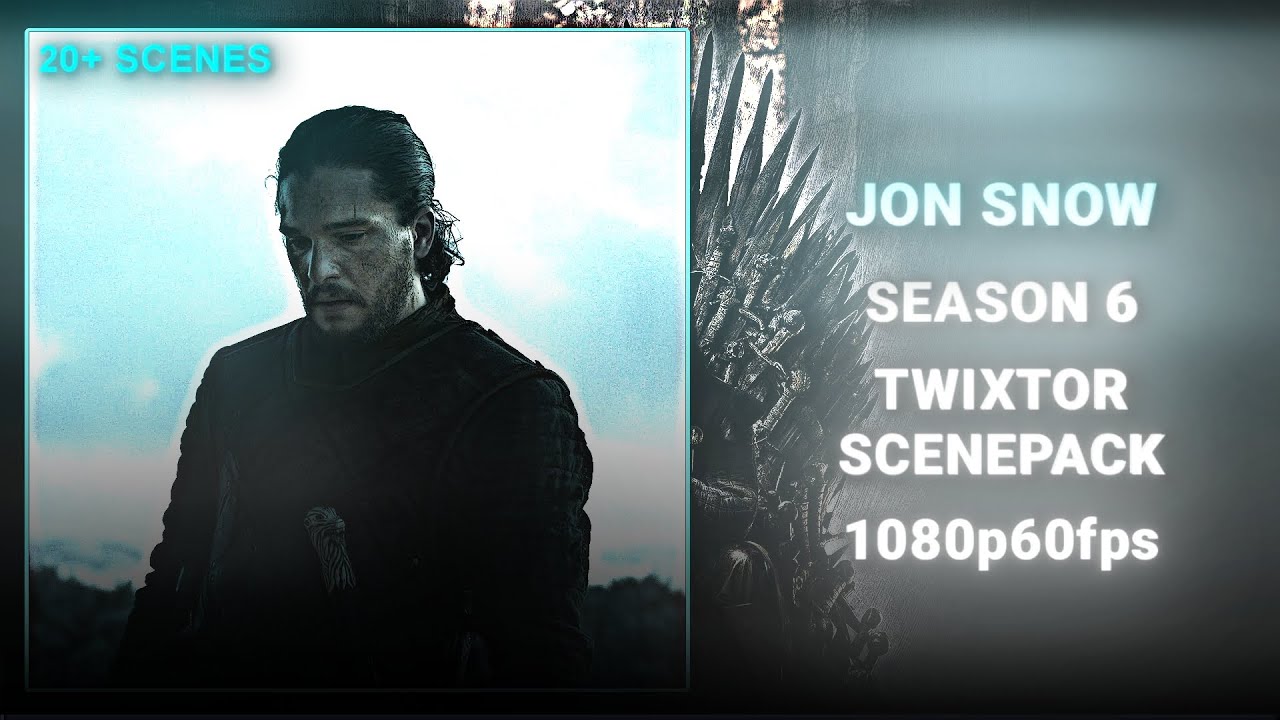 Jon Snow - GOT S06 - Twixtor Scenepack - 1080p60fps