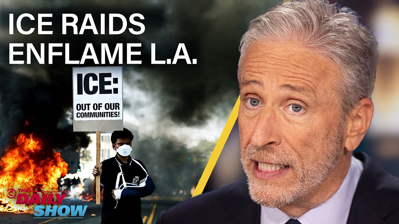 Jon Stewart on the L.A. ICE Protests and Trump's Escalating Response | The Daily Show