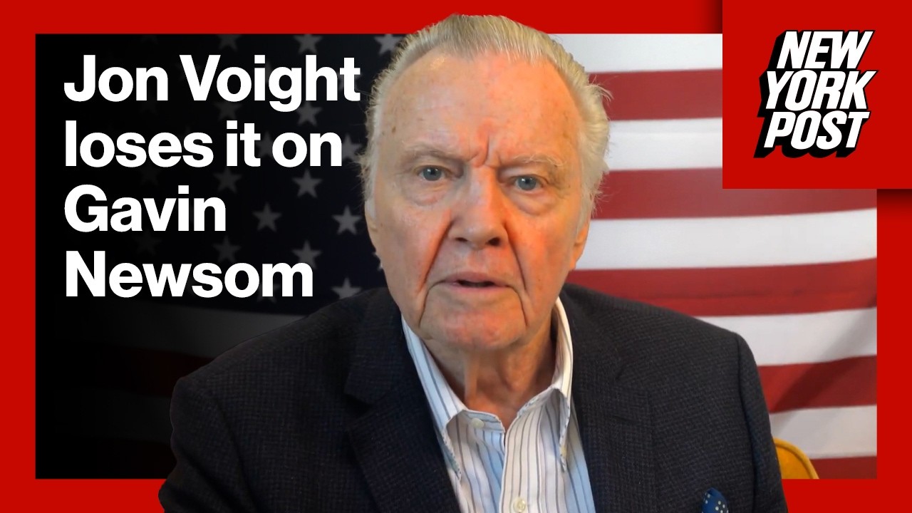 Jon Voight calls Gavin Newsom a 'lying dog' in fiery rant defending Trump: ‘You’re a disgrace!’