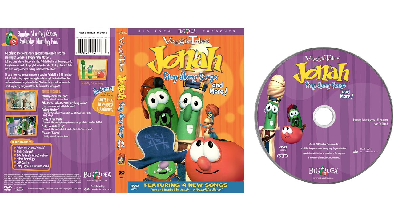 Jonah Sing-Along Songs and More DVD Menu Walkthrough (FAKE)