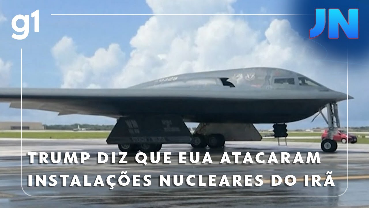 Jornal Nacional: Trump anuncia que EUA atacaram instalações nucleares no Irã