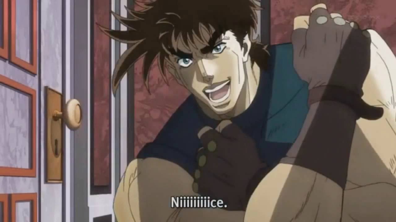 Joseph Joestar spies on Lisa Lisa 