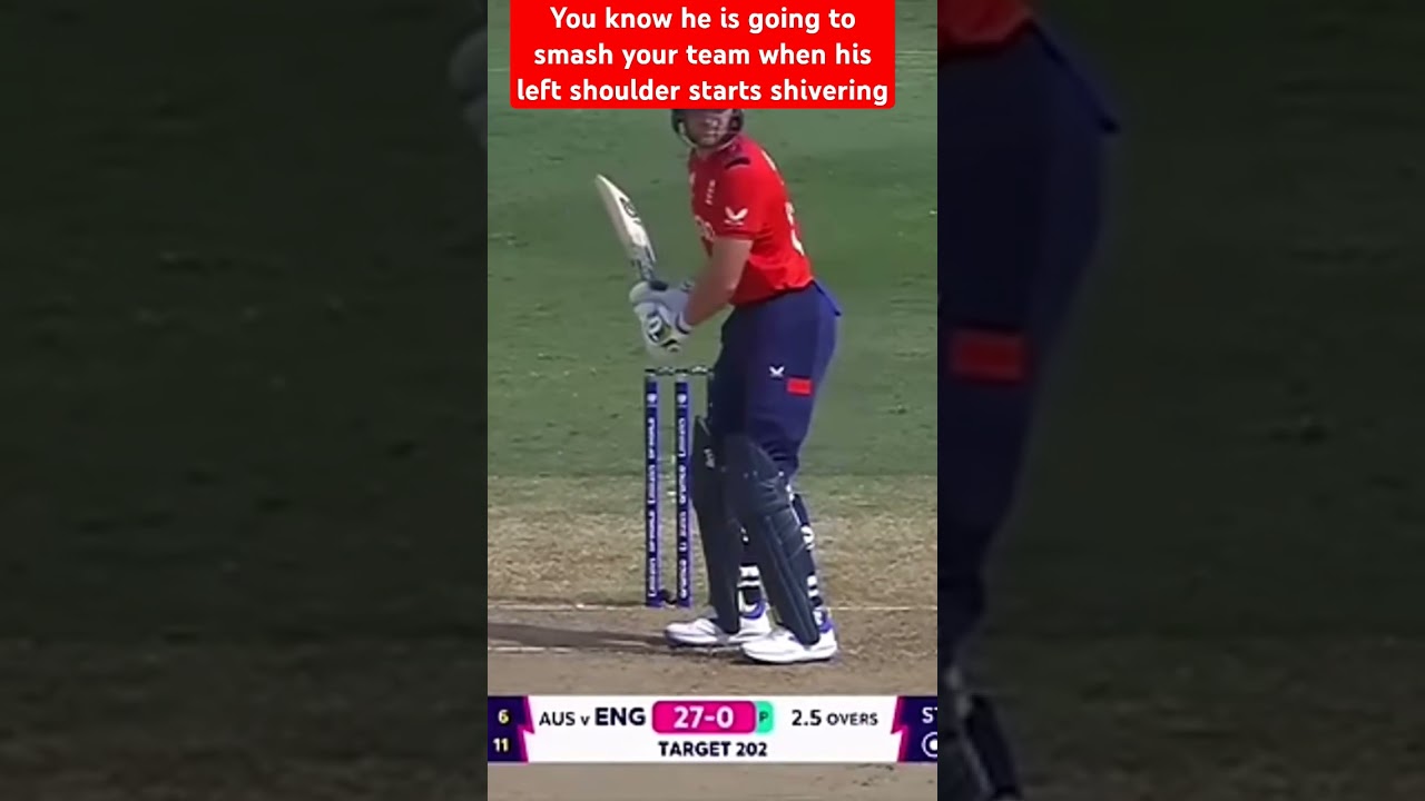 Josh Butler's shoulder shiver...   #cricket #edit