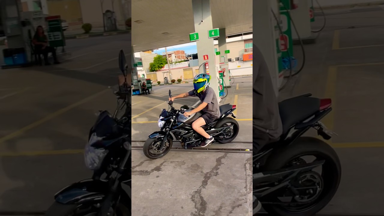 Jota meia parando tudo🔥 #motorcycle #xj6 #grau #cortedegiro #yamaha