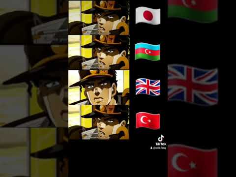 Jotaro in differen language 