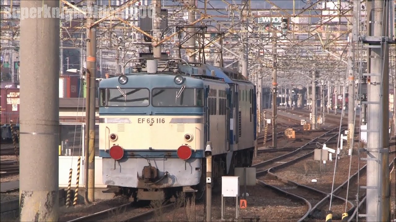 JR貨物 EF210-4号機+EF65 116号機(ムド) 廃車回送 臨時貨物列車8867レ 2011.12
