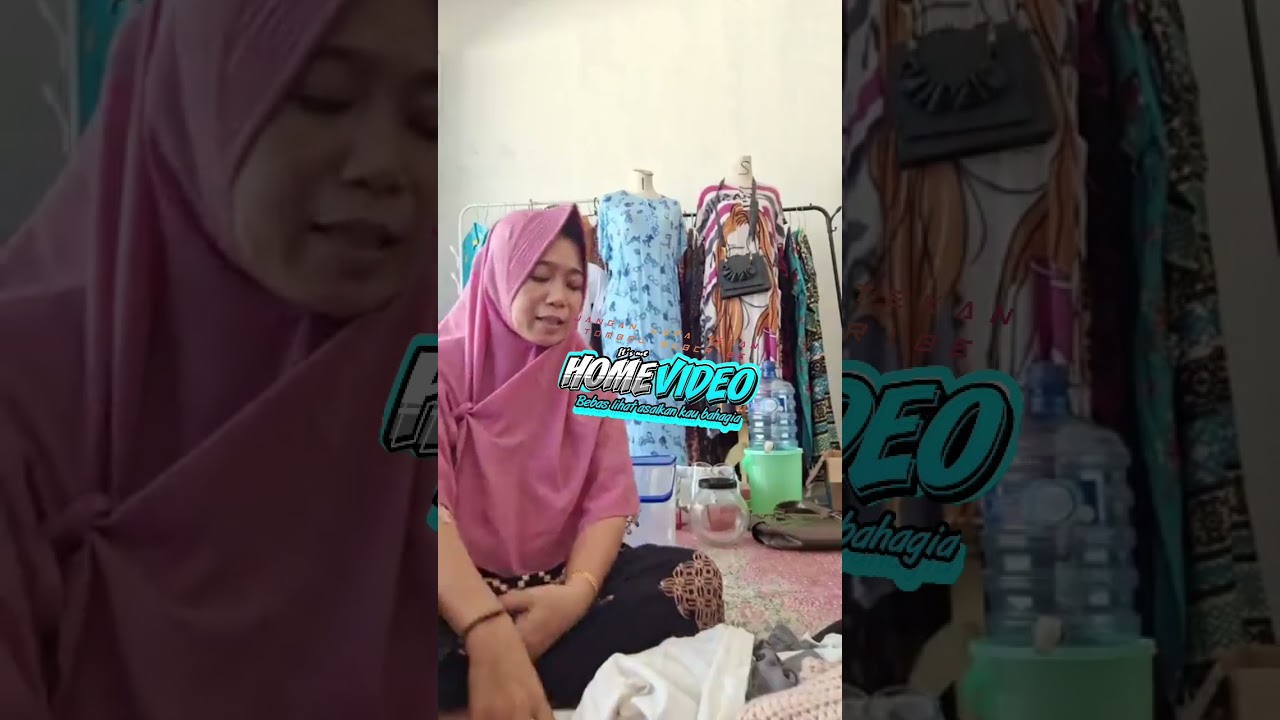 jual baju gamis live baru new.. kelihatan c.d merah