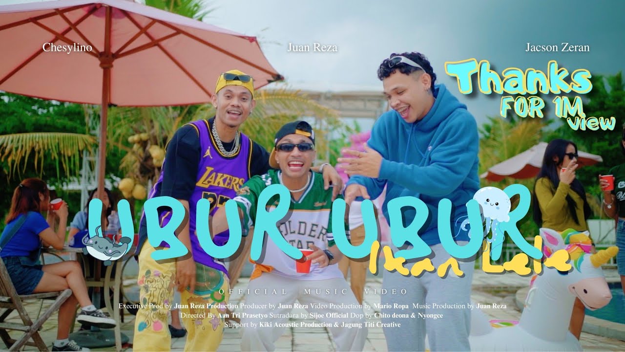Juan Reza Ft Jacson Zeran & Chesylino - Ubur-Ubur Ikan Lele (Official Music Video)