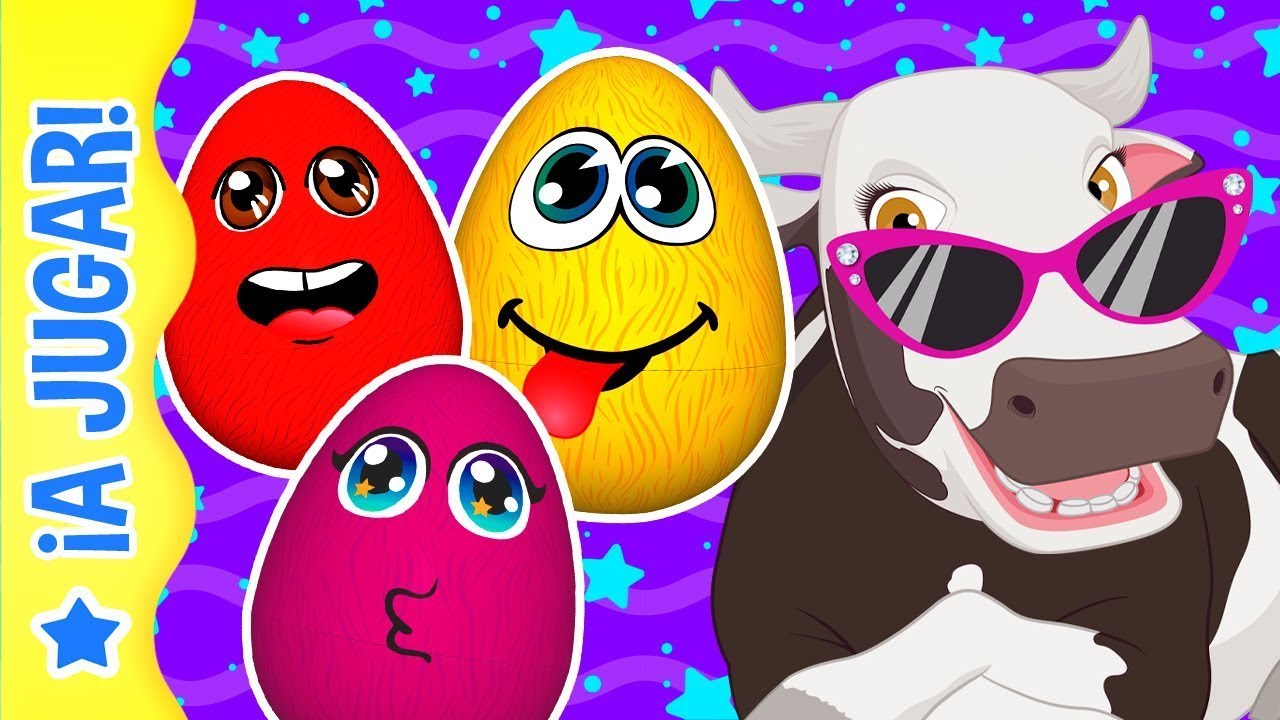 JUGAMOS Con BARTOLITO Y LA VACA LOLA a Aprender con Los HUEVOS SORPRESA 🌈 A JUGAR 🥳