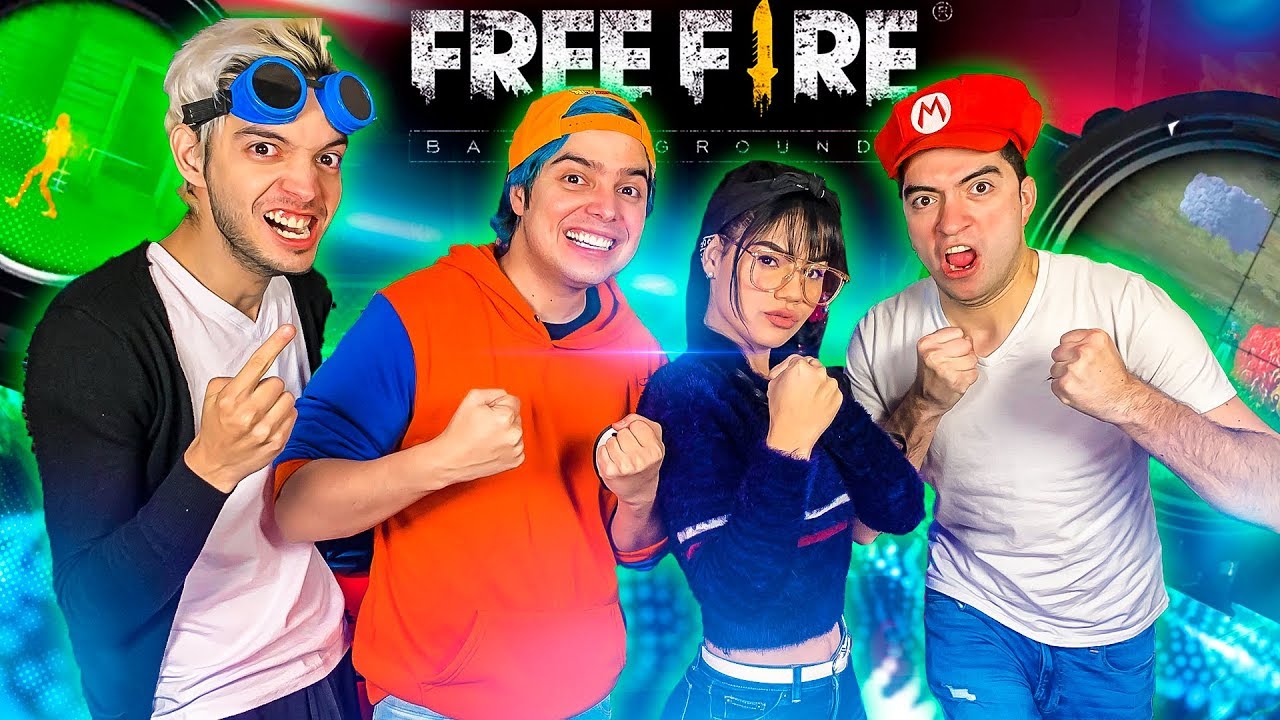 JUGAMOS FREE FIRE con mi EX NOVIA en ESCUADRA por PRIMERA VEZ!!