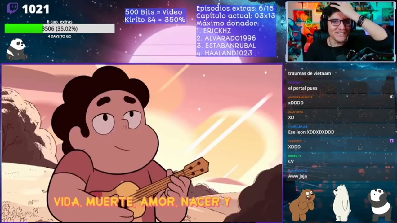 JugandorCriticon Reacciona A Steven Universe | Corto VideoChat