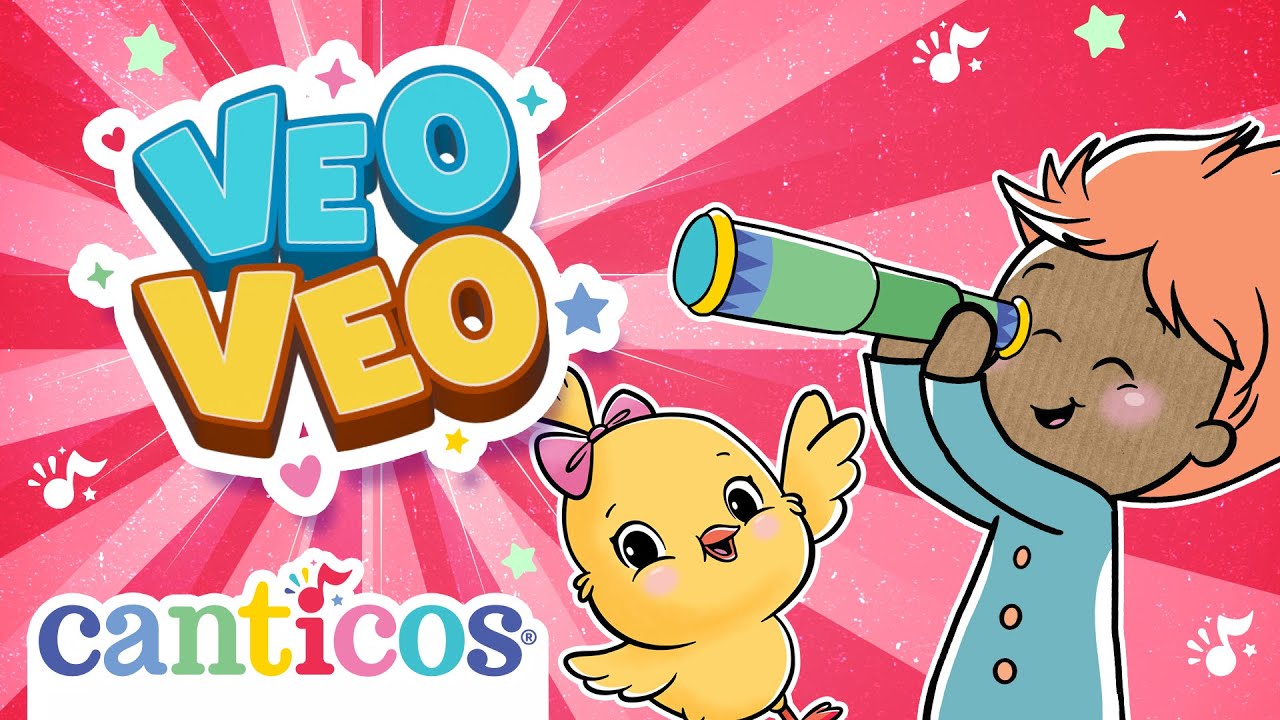 Juguemos al Veo Veo🔎🐣1 hour of Bilingual Nursery Rhymes y Videos Educativos con Canticos