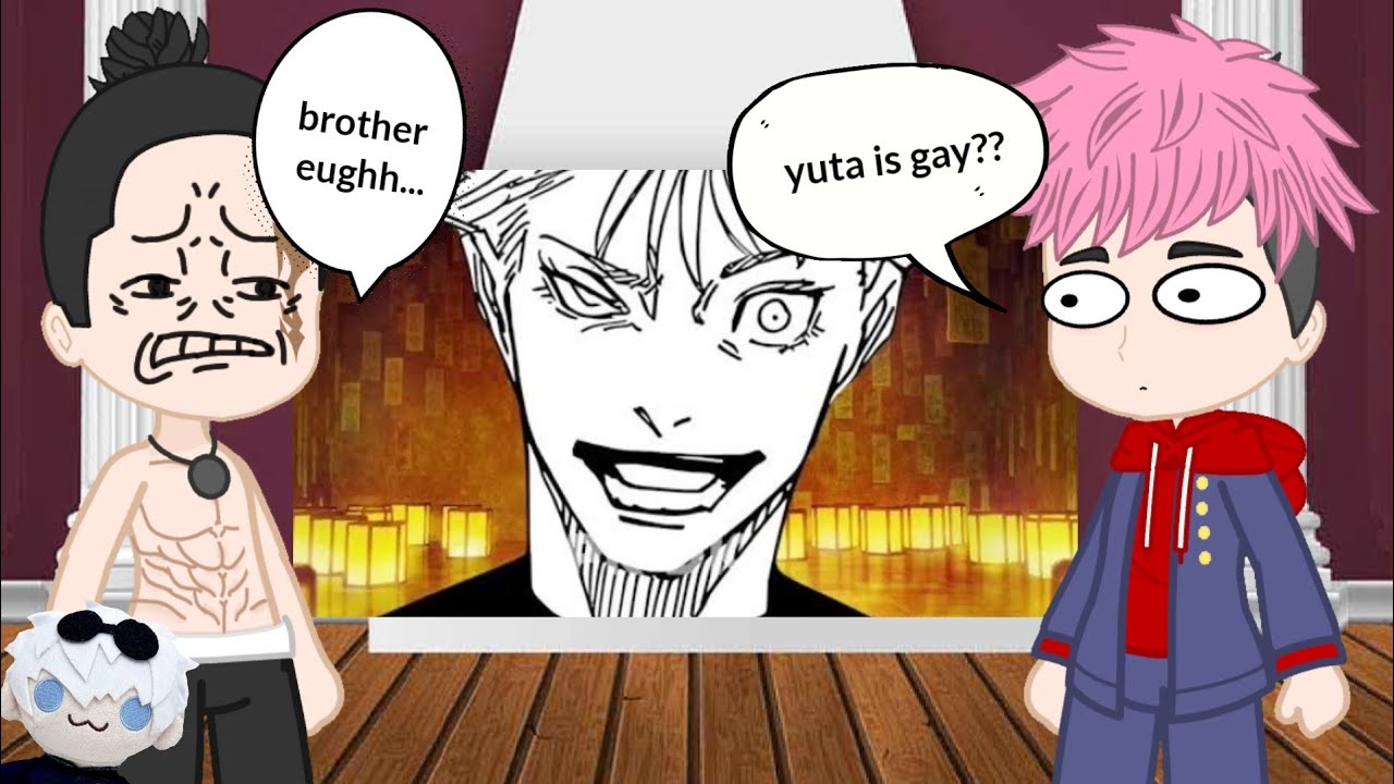Jujutsu kaisen react to Yuta wants gojo's body ll jujutsu kaisen ll gacha reaction ll nagumogc