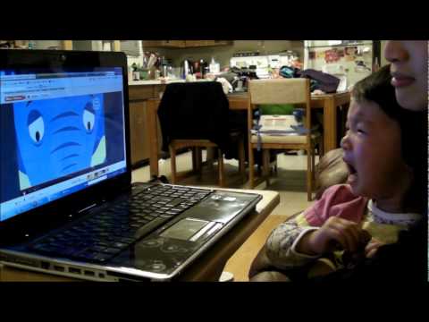Julia Crying Watching Hickory Dickory Dock