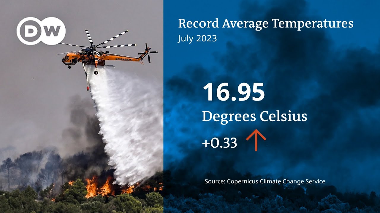 July 2023 hottest month ever recorded on Earth | DW News