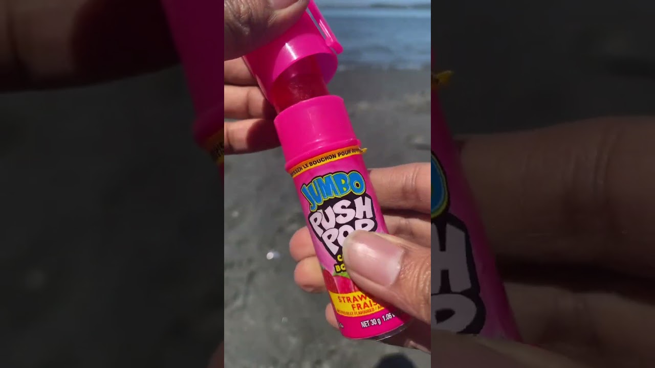 Jumbo push pop taste it #sweettooth #taste