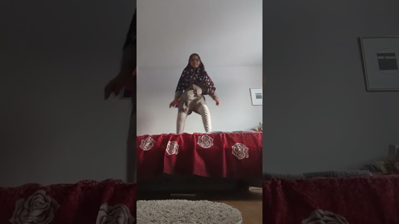 jumping on the bed