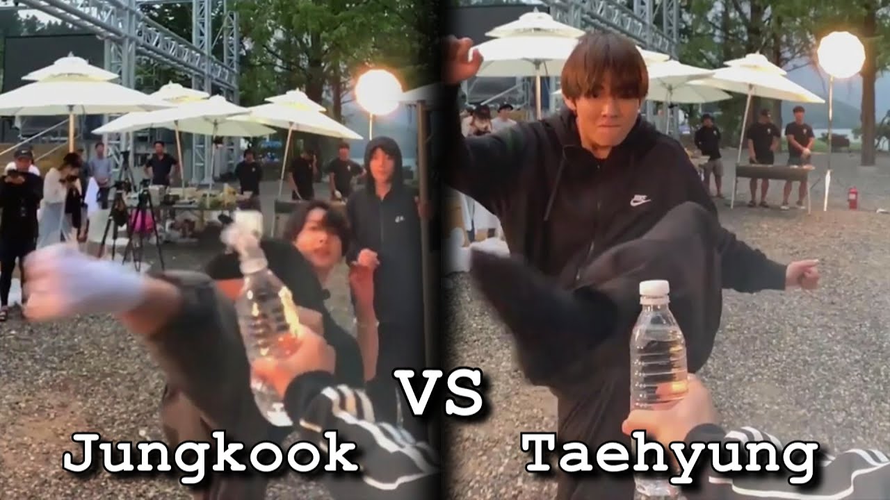 Jungkook vs Taehyung / Funny Skill Differences (Part 2)