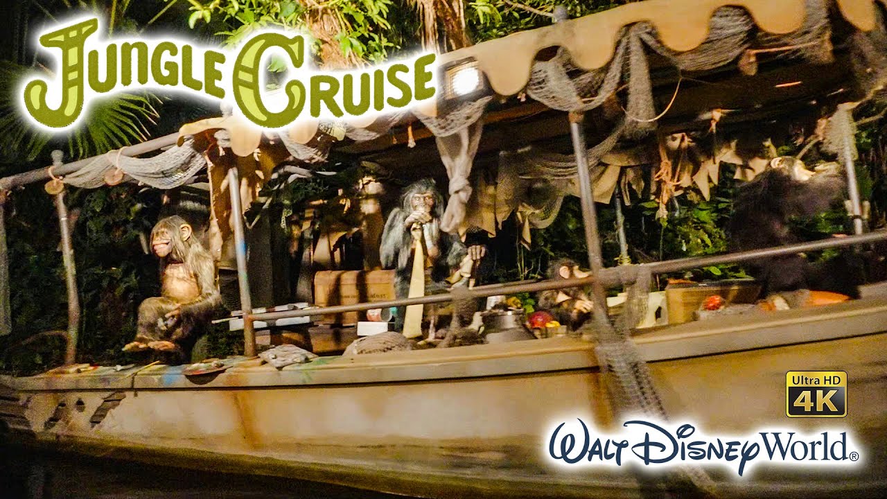 Jungle Cruise at Night On Ride Low Light 4K POV Magic Kingdom Walt Disney World 2025 03 02