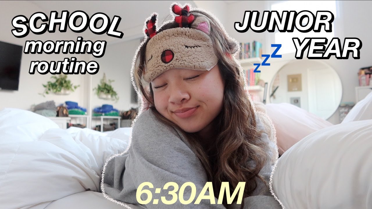 junior year SCHOOL MORNING ROUTINE | day in my life