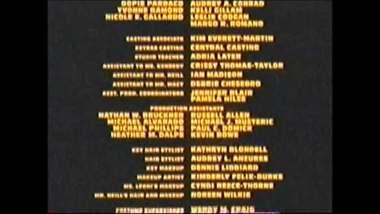 Jurassic Park 3 (2001) End Credits (TNT 2009)