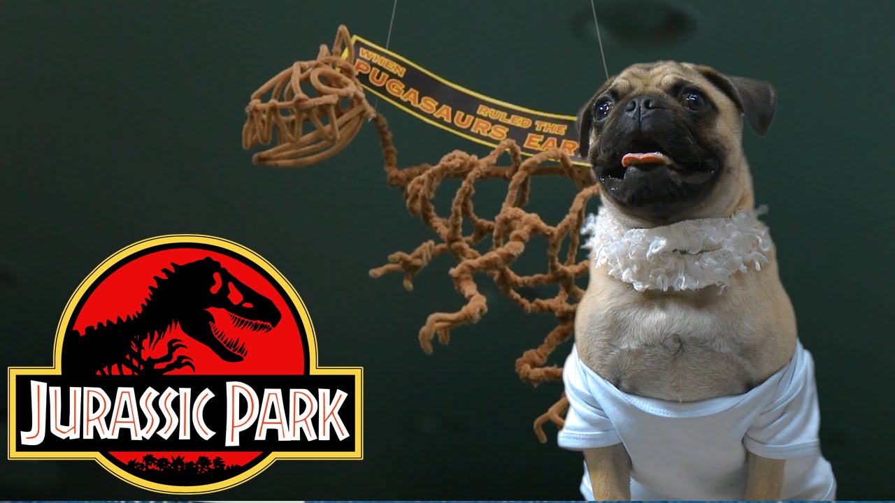 Jurassic Park (Cute Pug Puppy Edition)