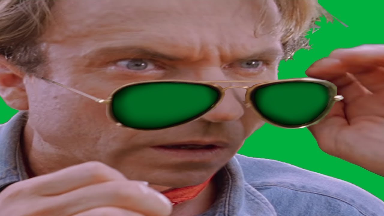 Jurassic Park GREEN SCREEN TEMPLATE - Dinosaur Reveal Scene(1st time seeing dino)