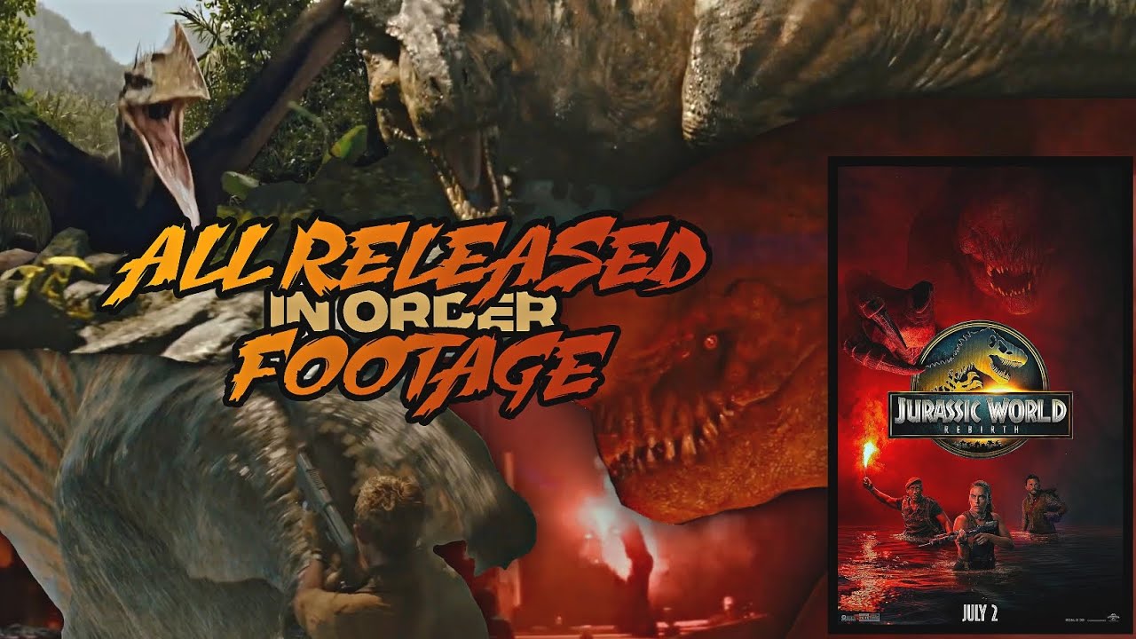 Jurassic World Rebirth Recap (all released footage in order)