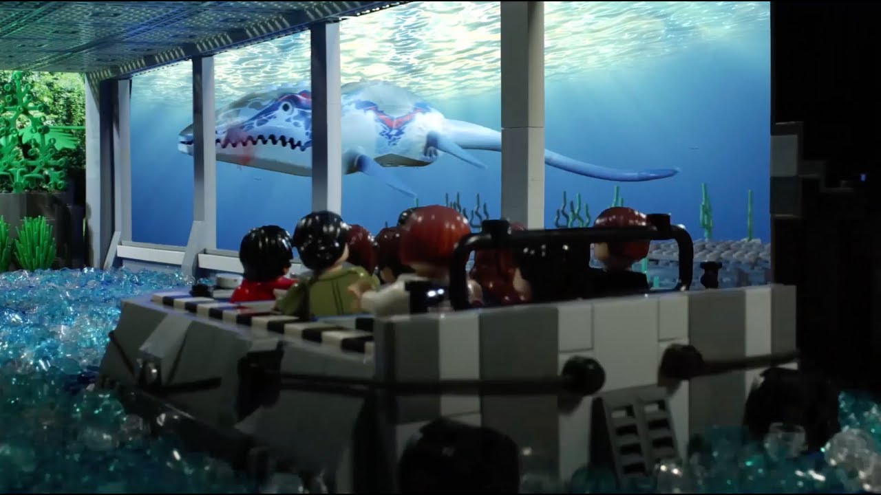 Jurassic World River Ride in LEGO!