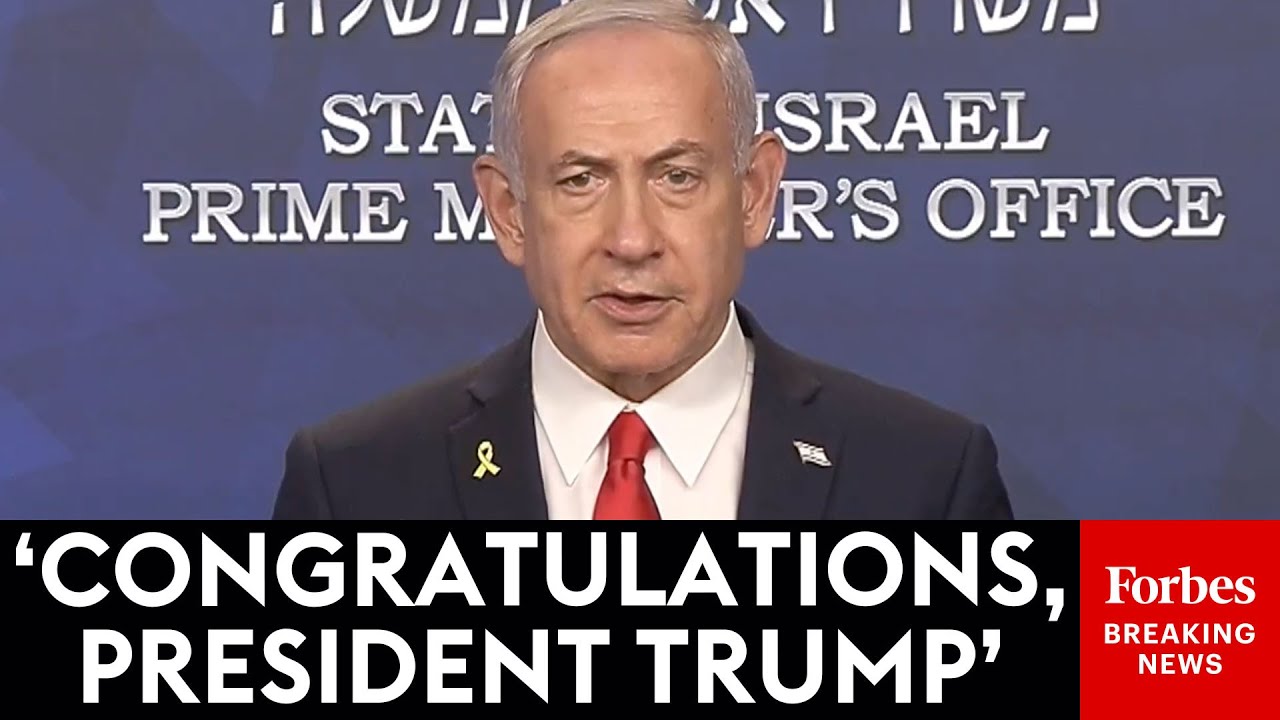 JUST IN: Israeli Prime Minister Netanyahu Delivers Remarks After President Trump Strikes Iran