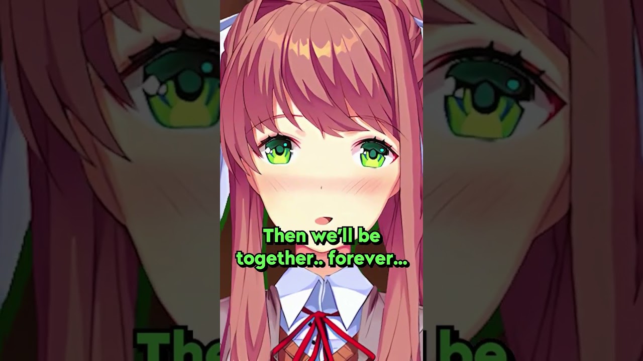 Just Monika🎹(DDLC Voiced Animation) #ddlc #shorts