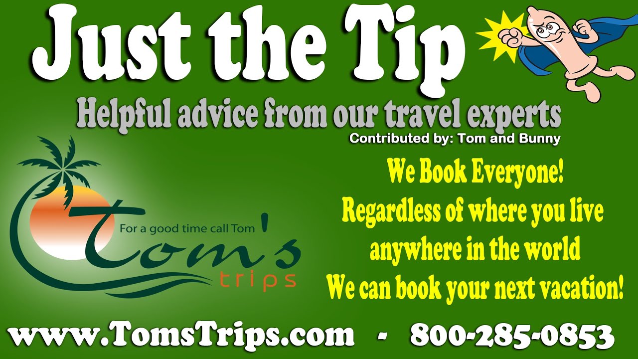 Just the Tip   Do you only book the USA