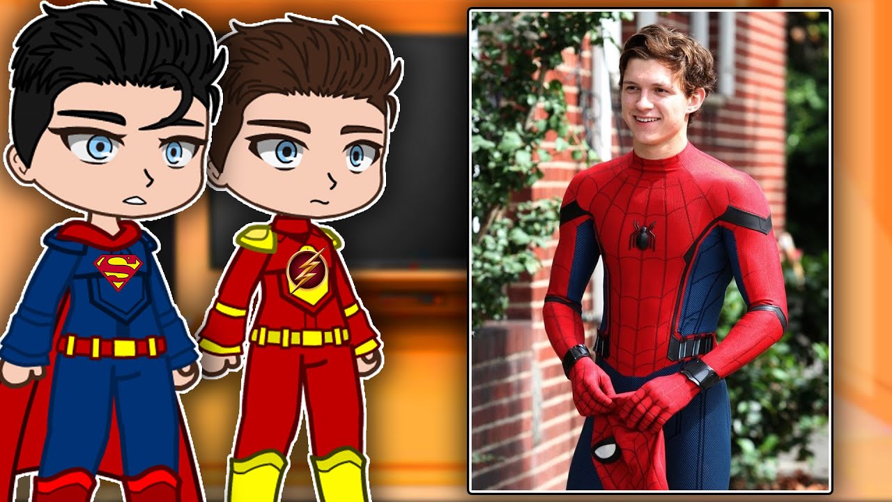 Justice League React To Peter Parker's Tom Holland | Spider Man | Gacha react