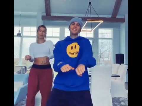 Justin Bieber and Hailey Baldwin - Tiktok Dance Compilation