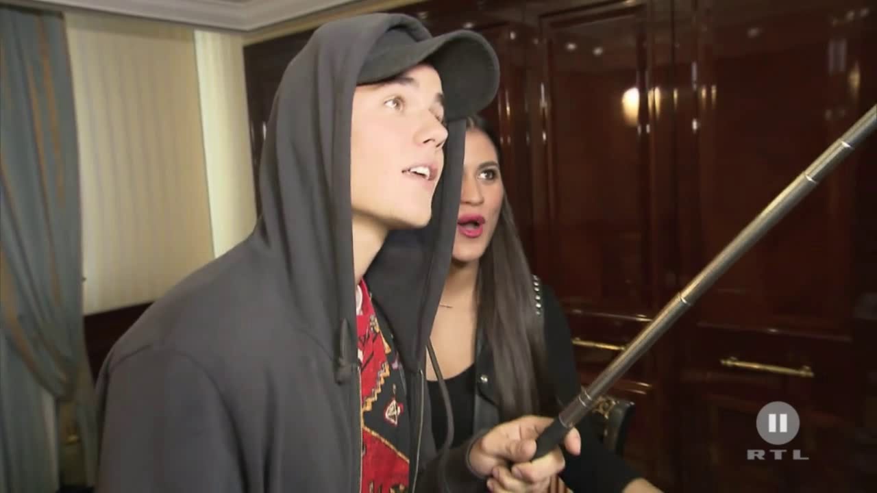 Justin Bieber interview with Steffi Brungs for RTL II News - Berlin, Germany, September 15, 2015