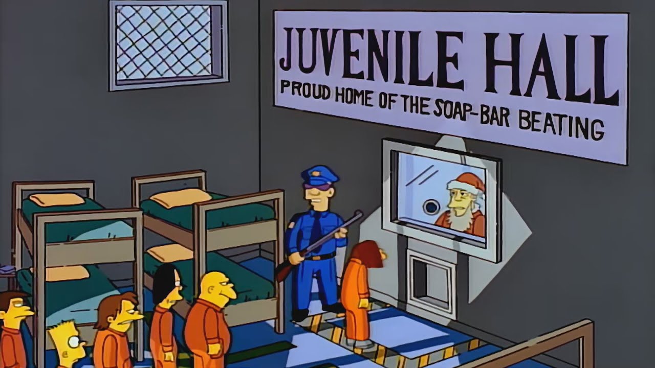 Juvenile Hall Christmas Gifts - The Simpsons