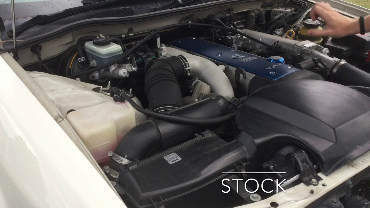 JZX100 Chaser - Stock intake vs HKS Mushroom filter